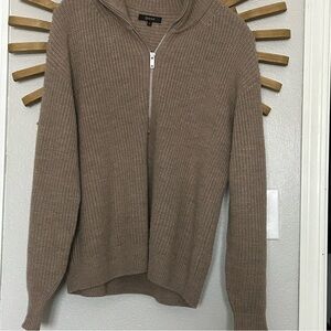 Quince Brown Women's Sweater Cardigan